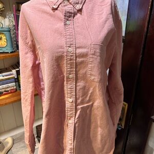 J. Crew Light Pink Casual Button-Down Shirt